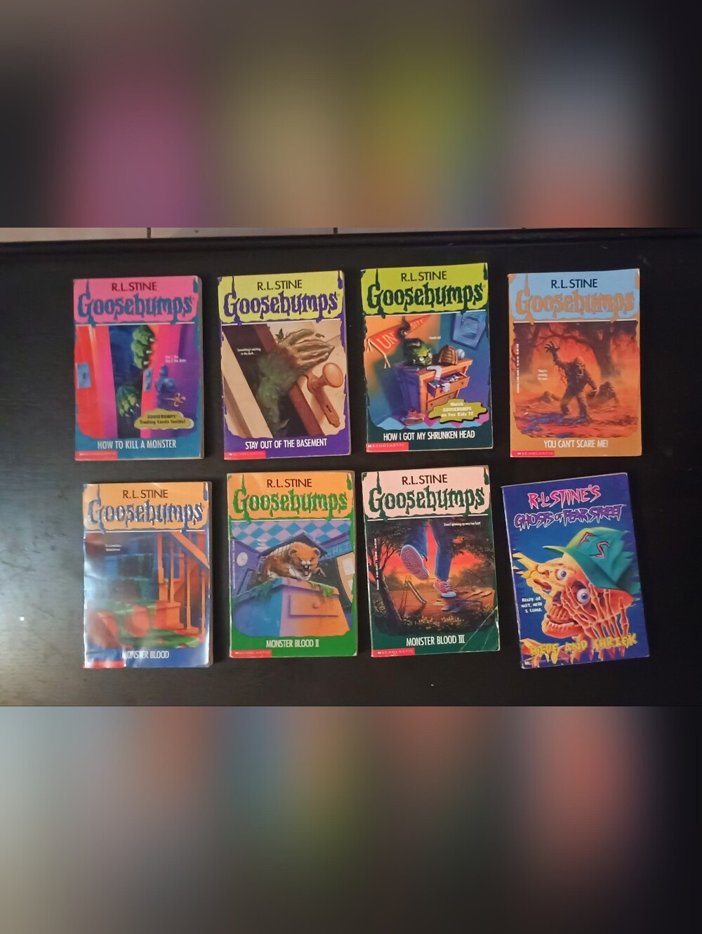 Goosebumps Paperback Book Lot - Colorful Covers